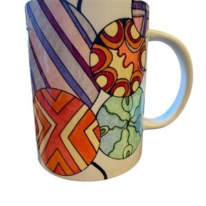 Cricut Colorful Hand drawn Patterned Mug